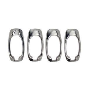 RAM ProMaster City Door Handle Cover - Edges - Omac - 4 Pcs, S.Steel - Gloss Silver - 2015-2022 RAM ProMaster City Door Handle Cover - Edges - Omac - 4 Pcs, S.Steel - Gloss Silver - 2015-2022